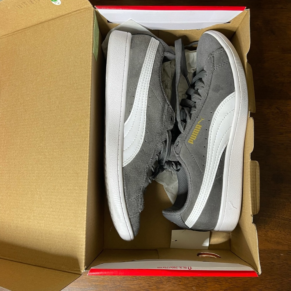 Puma gray shoes used in size 7